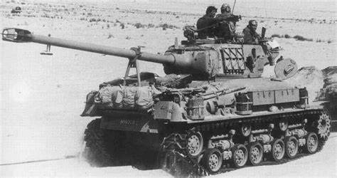 M51 "Super Sherman" and crew en route to the frontlines during the Six Day War : r/TankPorn