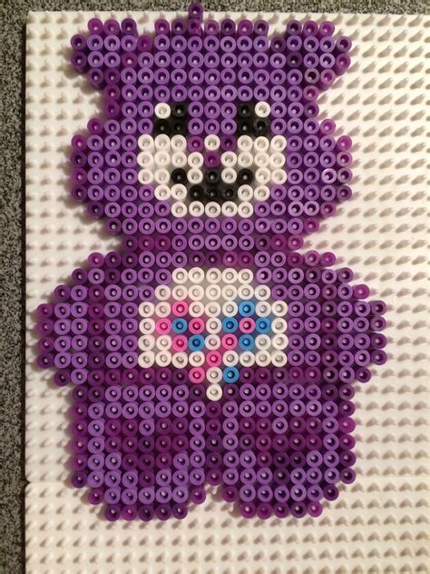 Care Bear perler beads by Kelly Mourissens | Perler bead art, Perler ...