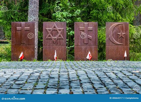 Memorial Katyn (Russia, Smolensk Region) Stock Image - Image of ...