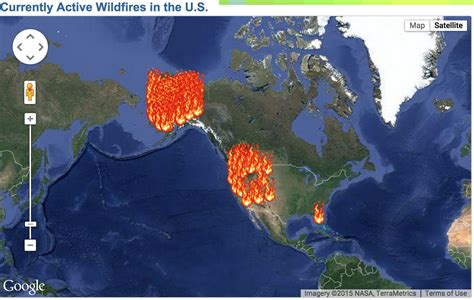 An Interactive Map That Shows All the Places the U.S. Is On Fire