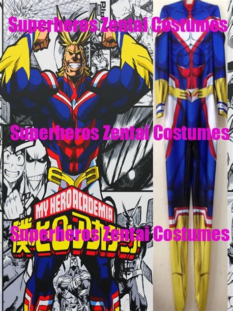 All Might Toshinori Yagi Cosplay Costume MHA My Hero Academia BNHA Boku no Hero Academia 3D ...