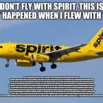 Spirit Airlines Meme Generator - Imgflip