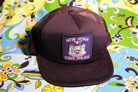 Vintage Hat 'New York State Police' Cops NYC NYPD | Etsy