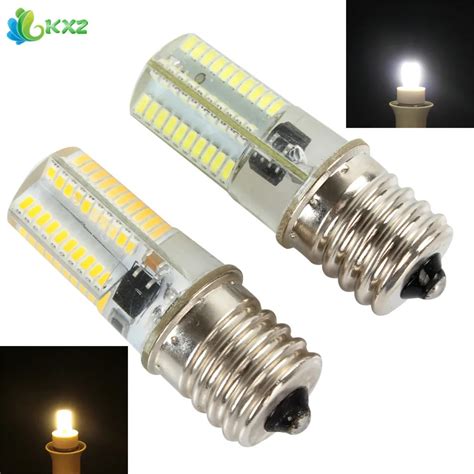 Dimmable E17 3014 SMD 80 LEDs Light Bulb White / Warm White Silicone Crystal Lamp Home ...