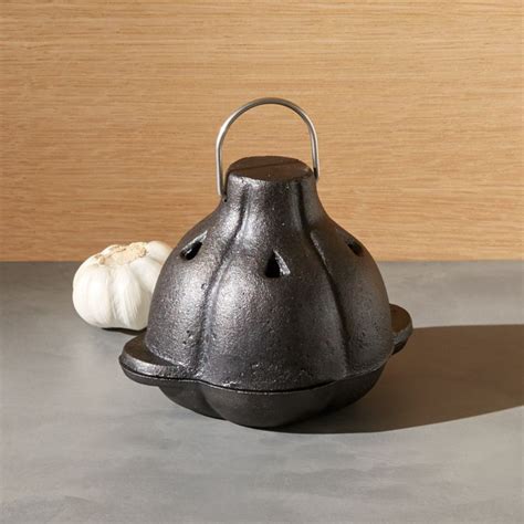 Cast Iron Garlic Roaster | Crate and Barrel