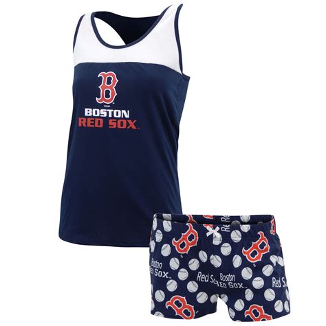 MLB Boston Red Sox Concepts Sport Women's Declare Tank and Short Set - Navy