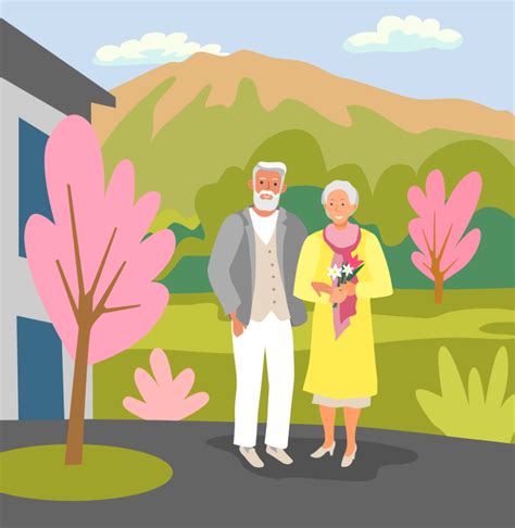 Senior citizens - Free Stock Illustrations | Creazilla