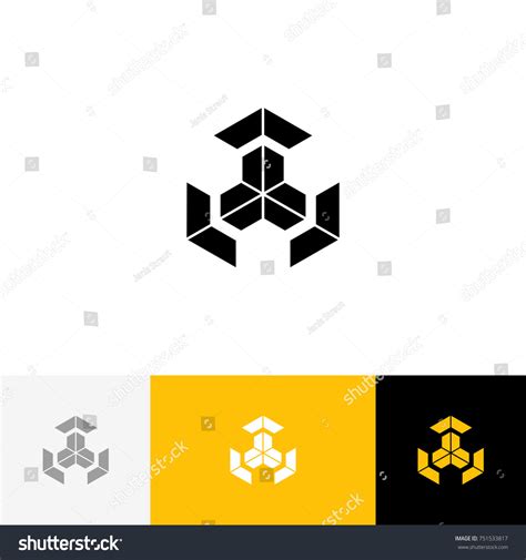 Cube Vector Logo Logotype Icon Symbol Stock Vector (Royalty Free ...