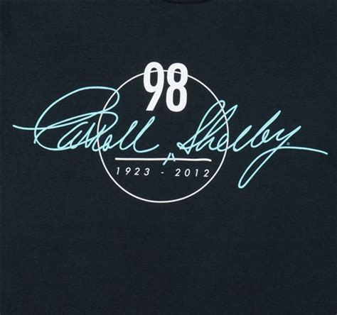 98 Carroll Shelby Signature Black Tee