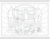 Free Camper Coloring Pages sketch template