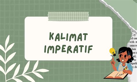 150 Contoh Kalimat Imperatif, Beserta dengan Pengertian, Fungsi, Ciri ...