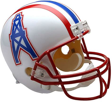 Riddell Houston Oilers Throwback 1991-96 VSR4 Full-Size Replica Football Helmet #FootballHelmet ...