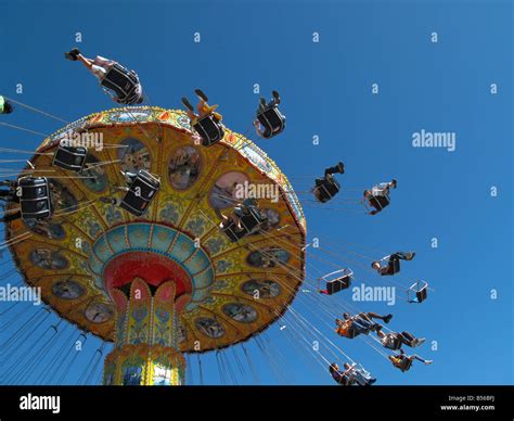 Carnival swing ride hi-res stock photography and images - Alamy