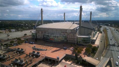 Alamodome Stadium in San Antonio Texas from Above - SAN ANTONIO, UNITED ...