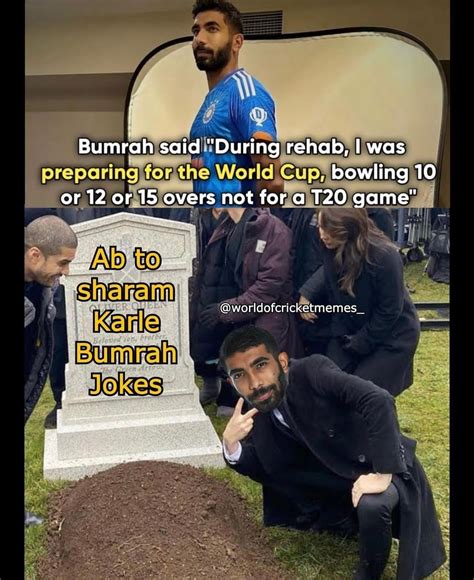 Jasprit bumrah is back : r/CricketShitpost