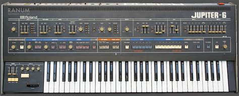 Roland Jupiter-6 Analog Poly Synth – Ranum Electronic Music Life