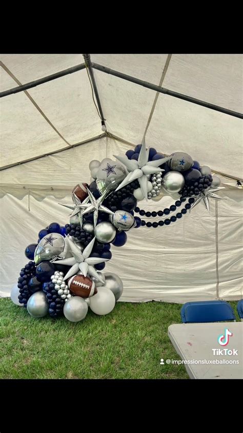 Dallas Cowboys Balloons | Dallas cowboys birthday party, Dallas cowboys ...