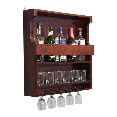 Wooden Wall HangingEster Bar Design Bar | Bar Cabinets for Home | Mini ...