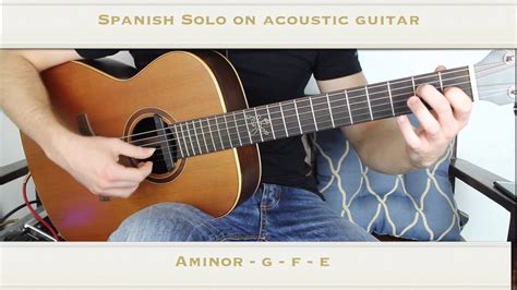 Spanish Guitar Solo ... On Acoustic Guitar. Chords - Chordify