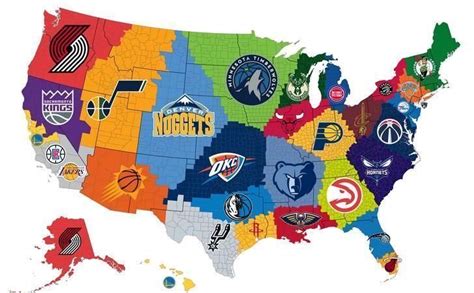 Closest NBA team to each US county in 2020 | Nba teams, Nba, Teams | Nba teams, Basketball cards ...