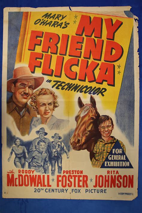 Lot - MY FRIEND FLICKA, 20TH CENTURY FOX, 1943. ONE-SHEET AUSTRALIAN ...