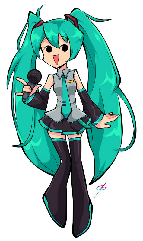 Miku fnf mod style by Nunninaa on DeviantArt