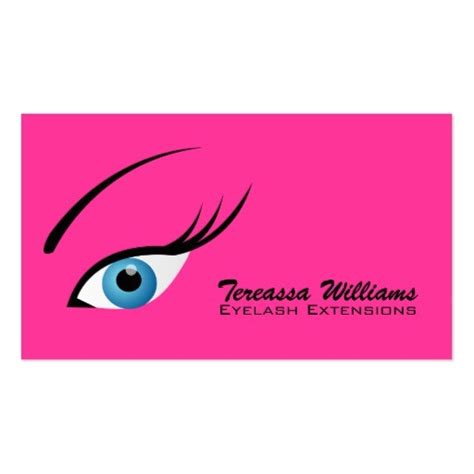 Eyelash Extension Business Card Template Lash Extension Business Card ...