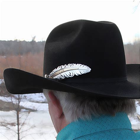 Classic Trophy Hat Feather (4.59"x0.89") | Montana Silversmiths