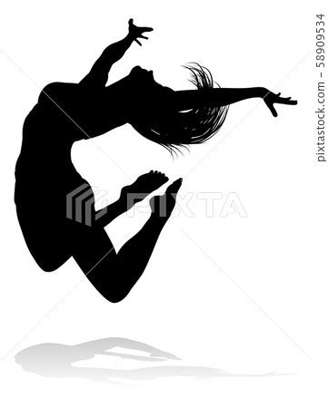 Jump Dance Silhouette