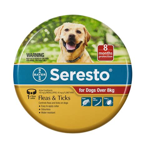 Seresto® Flea & Tick Collar for Dogs Over 8kg - Kamo Veterinary Limited