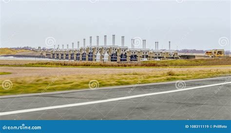 Oosterscheldekering in the Netherlands Stock Image - Image of building, ocean: 108311119