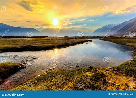 Sunrise In Lamayuru Temple In Leh, Ladakh,India Stock Photo ...