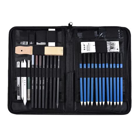 40pcs Pencil set Stationery Set Professional Sketching Drawing Pencils ...