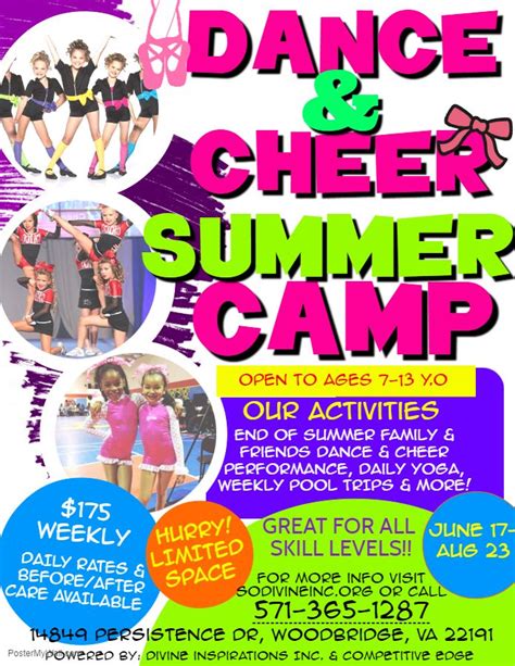 Cheer Summer Camp | Cheer, Summer camp, Youth sports