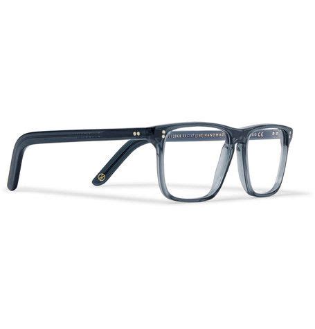 Kingsman Cutler And Gross Square-frame Acetate Optical Glasses In Blue ...