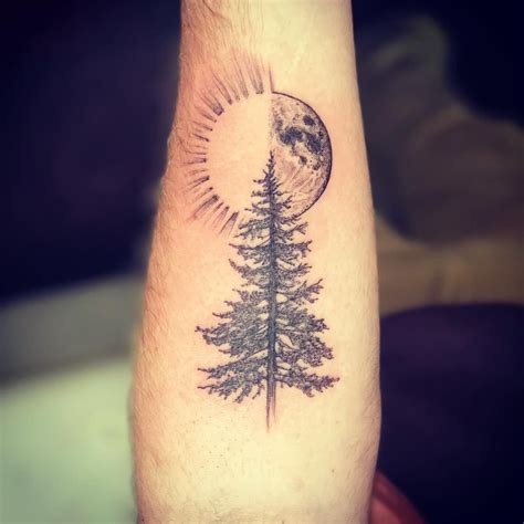 49++ Stunning Pine tree tattoo simple ideas