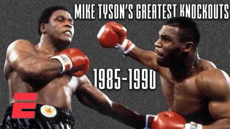 Mike Tyson’s best knockouts [1985-1990] | Boxing on ESPN - YouTube