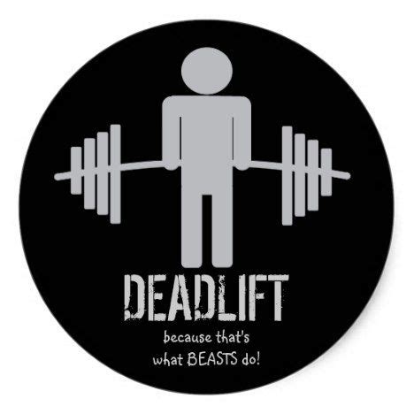 Deadlift Sticker | Zazzle.com | Deadlift, Barbell deadlift, Straight leg deadlift