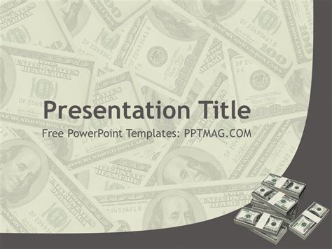 Free Money PowerPoint Template - PPTMAG