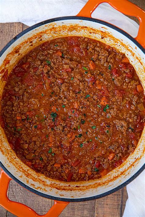 Homemade Bolognese Sauce (Crockpot directions too) [VIDEO] - Dinner, then Dessert