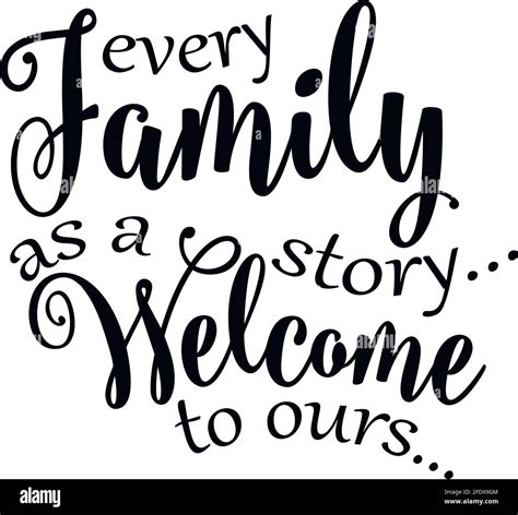 family sayings, family files - Family Quotes, family sign, Home decor Stock Vector Image & Art ...