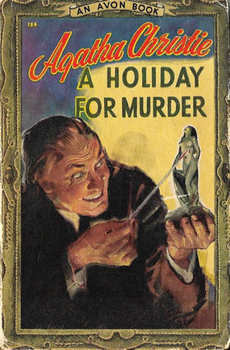 A Holiday for Murder by Agatha Christie – Retro Book Covers