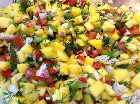 Green Raw Mango Salad | Just A Pinch Recipes