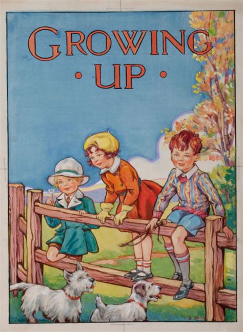 GROWING UP 1930’S CHILDRENS BOOK COVER PAINTING – Northern Star Art, Inc.