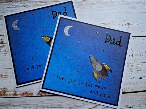 Father's Day Card, Space Card, Rocket Card, Card for Dad, Birthday Card ...