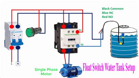 Float Switch Water Tank Setup and Installation |Float Switch Wiring Connection With Water Pump ...