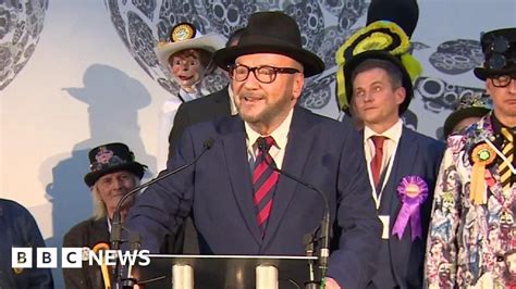 Rochdale: George Galloway directs by-election victory speech at Labour