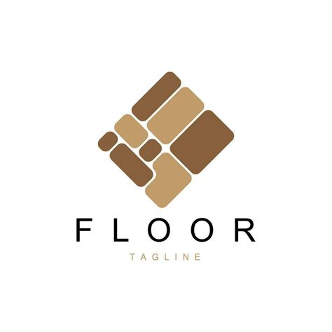 Floor Logo Design for Home Ceramic Decoration with Minimalist Abstract ...