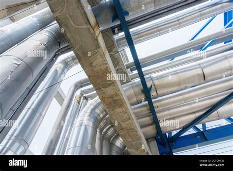 pipeline of oil depot Stock Photo - Alamy