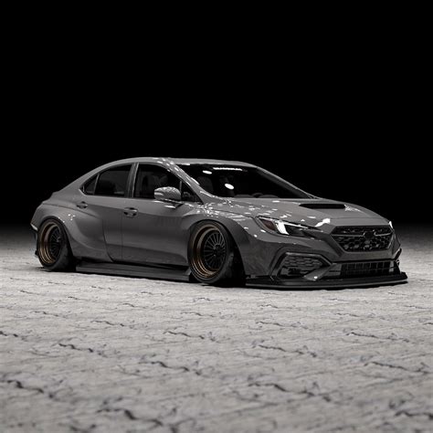 2022 Subaru WRX Gets Slammed Into CGI Widebody Trance, Finally Looks ...